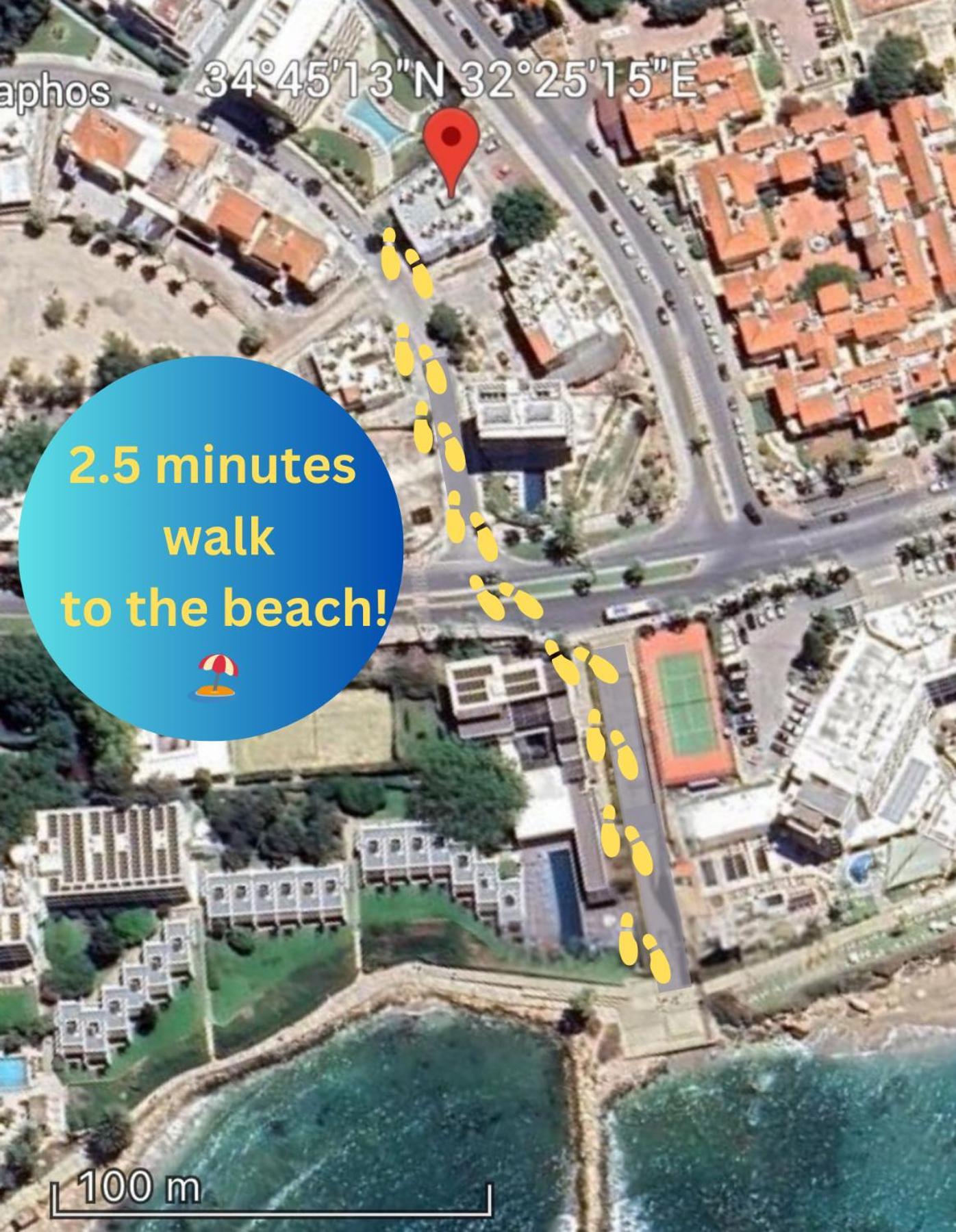 Dreamy 2 Bed Apartment By The Sea Πάφος Εξωτερικό φωτογραφία
